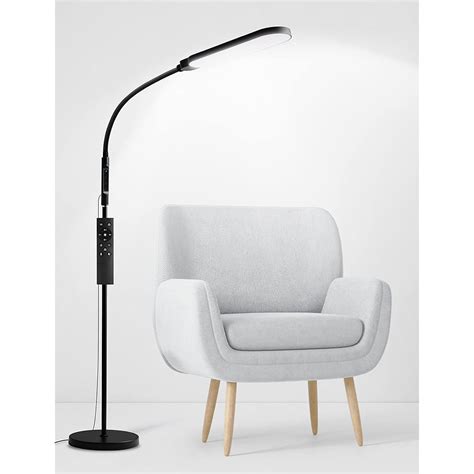 Mo Finance Crmeta Led Floor Lamp Swing Arm Floor Lamp With Remote