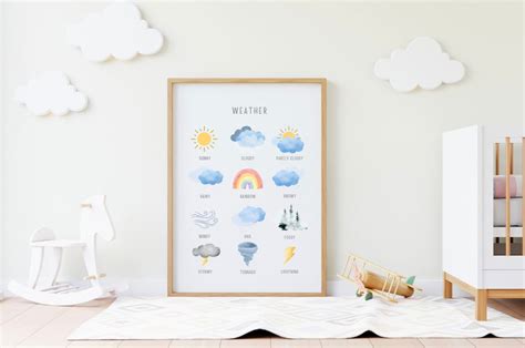 Weather Chart Education Printable Homeschool Resources - Etsy