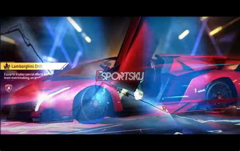 Cara Dapatkan Animation Lamborghini Drift Free Fire Ff Esportsku