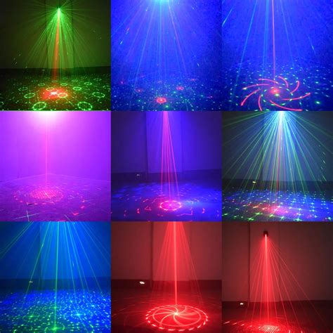 Миниатюрный светодиодный RGB дискотечный лазерный прожектор, USB ...