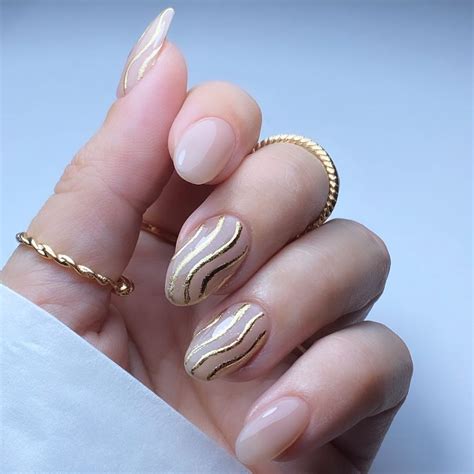 Beautiful Nail Designs Made With Nude Polish