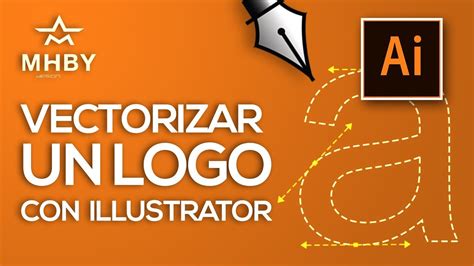 Como Vectorizar Un Logo En Illustrator Cc Ai Parte Youtube