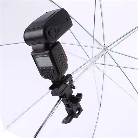 Suporte De Guarda Chuva Flash Black Hot Shoe Light Stand Sup Parcelamento Sem Juros