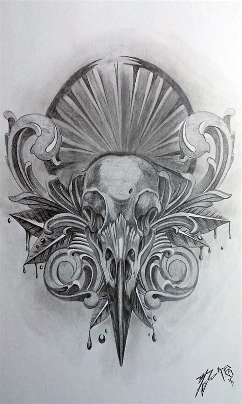 Raven Skull by JackCoffins on DeviantArt