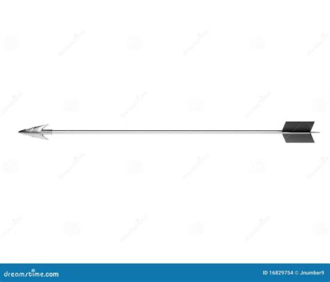 Silver arrow stock illustration. Illustration of white - 16829754