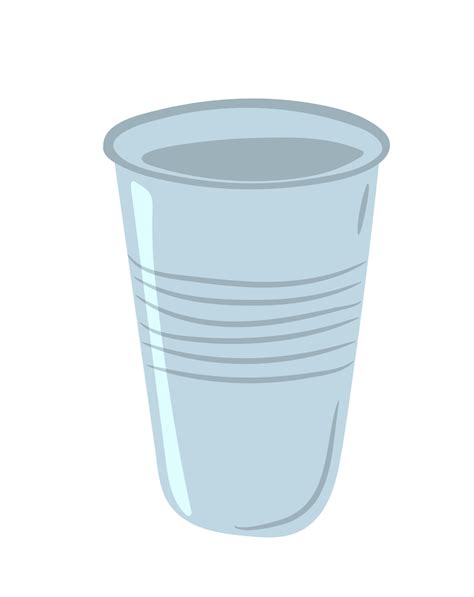 Hand Drawn Empty Plastic Disposable Cup 16119733 Vector Art At Vecteezy