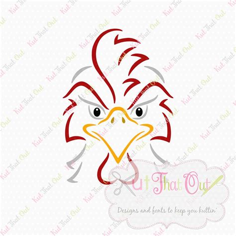 EXCLUSIVE Gamecock Mascot SVG & DXF File - Etsy