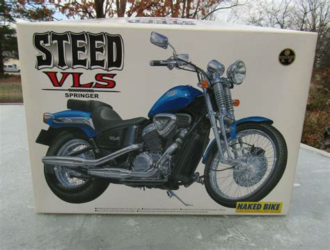 Aoshima Naked Bike Honda Steed Vls Springer Th Scale Motorcycle Unused