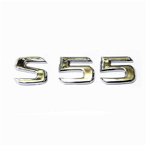 S55 Chrome Badge Letters Rev Motorstore