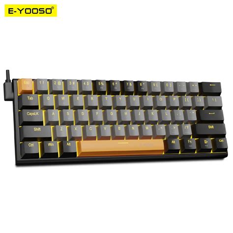 E Yooso Z Usb Mini Mechanical Gaming Keyboard Blue Red Switch