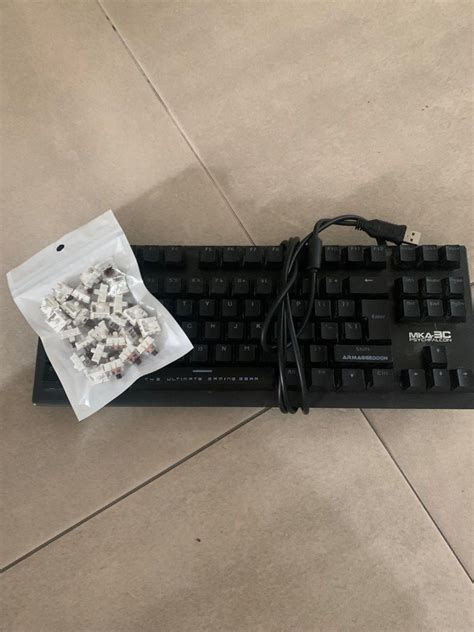 Gaming Keyboard Hot Swappable Blue Switch Free Brown Switches Computers Tech Parts