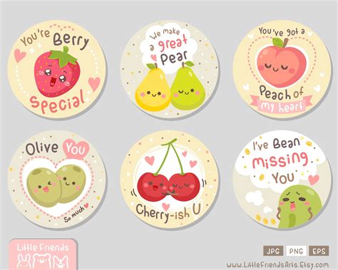 Funny Fruit Love Quotes. Cute Happy Berry, Pear, Peach, Olive, Cherry ...