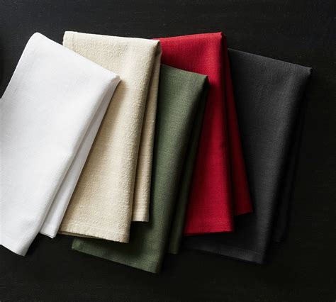 Everyday Organic Cotton Napkins Set Of 4 Pottery Barn