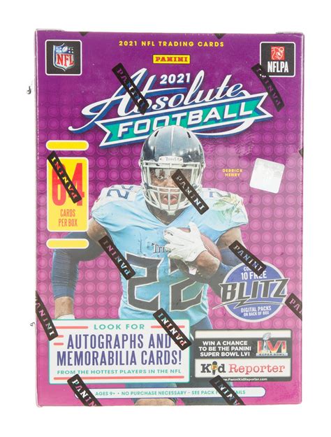 Trading Cards Panini Absolute Nfl Football Blaster Box Purple