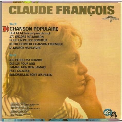 Chanson populaire de Claude François CD chez kroun2 Ref 115141334