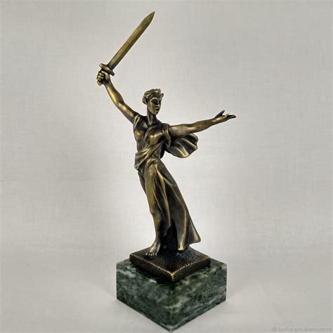 Статуэтка "Родина - Мать" бронза литье – заказать на Ярмарке Мастеров ...