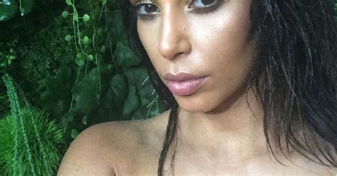 Naked Kim Kardashian Climbs Tree In Nothing But Boots Daily Star