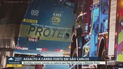 V Deo Tentativa De Assalto A Carro Forte Deixa Ferido Na Rodovia Sp