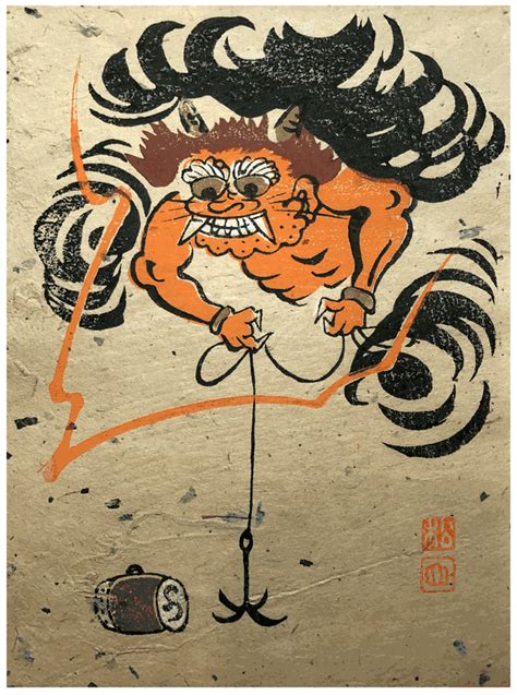 Japanese Woodblock Prints Demon