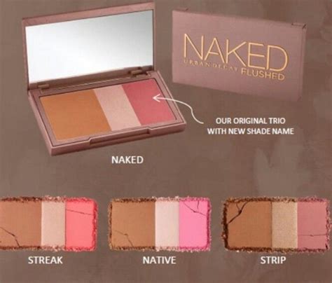 Blush Bronzer E Iluminador Naked Flushed Latest Makeup Makeup