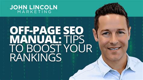 Off Page Seo Manual Tips To Boost Your Rankings