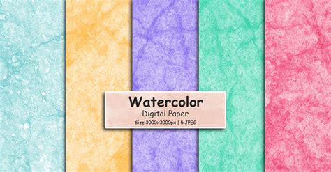 Abstract colorful watercolor paint splatter background