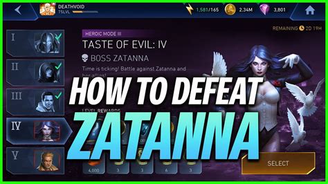 Injustice 2 Mobile How To Defeat Zatanna Taste Of Evil Solo Raids