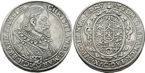 Thaler Christian Margraviate Of Brandenburg Bayreuth Numista