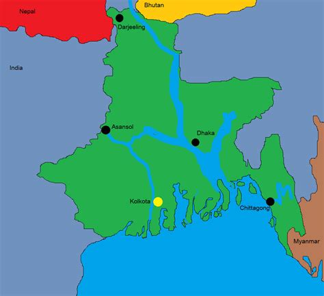 United Bengal Map by dragonvanguard on DeviantArt