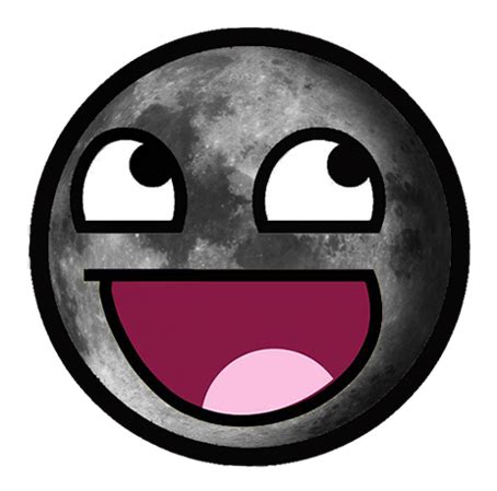 Moon Awesome Smiley by E-rap on DeviantArt