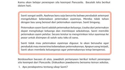 Kunci Jawaban Tema 1 Kelas 6 SD Halaman 75 76 Subtema 2 Pembelajaran 2