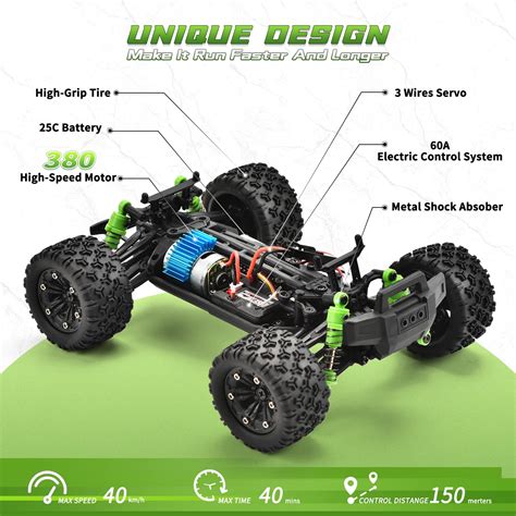 Wiaorchi All Terrain Rc Car Kph High Speed Wd Electric