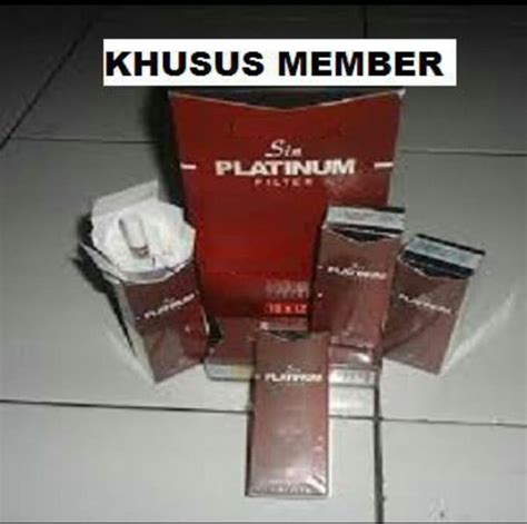 Jual Murah Rokok Herbal Sinergi Platinum Filter Member Di Lapak