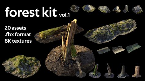 ArtStation - Forest Kit vol.1 | Resources