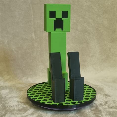 Stl Datei Minecraft Creeper Ninendo Schalter StÄnder Halter・3d Drucker Vorlage Zum Herunterladen