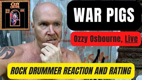 War Pigs Ozzy Osborne Live Reaction And Rating YouTube