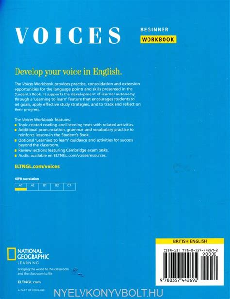 Voices Beginner Workbook Without Answer Key Nyelvkönyv Forgalmazás