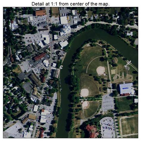 Aerial Photography Map of Frankenmuth, MI Michigan