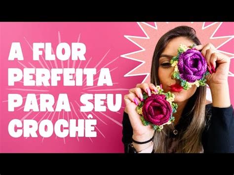 Passo A Passo FLOR ROSETA YouTube