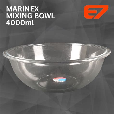 Jual Marinex Mixing Bowl Mangkok Kaca Sup Kuah 4000ml 12pcsdus