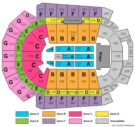 Wells Fargo Arena Seating Chart Wells Fargo Arena