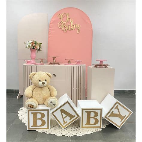 Ch De Beb Menina Nude E Rose