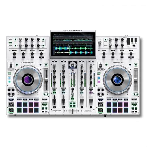 Denon Dj Prime 4 Standalone Dj System White Gear4music