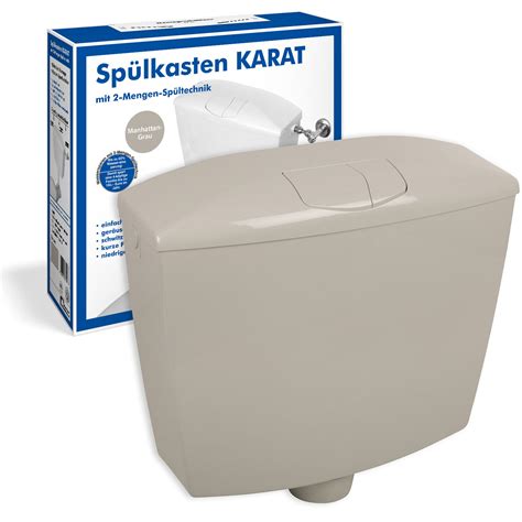 Aufputz Sp Lkasten Aufputzsp Lkasten Stand Wc Toilette Grau Gelb Gr N