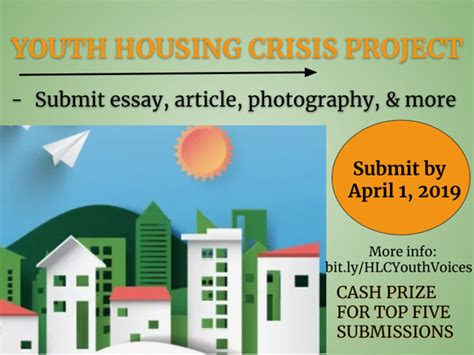 Housing Leadership Council Of San Mateo County Invites Youth To Enter