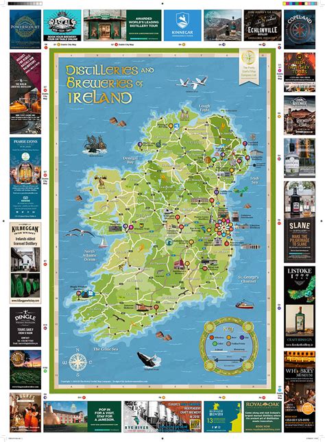 Distilleries And Breweries Of Ireland Map Guide Pretty Useful Map Co