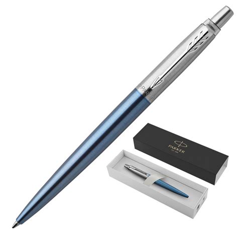 Ручка паркер шариковая подарочная Parker Jotter Core Waterloo Blue Ct ...