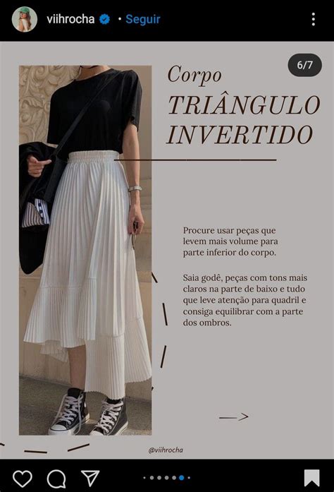 Combina Es Moda Tri Ngulo Invertido Triangulo Invertido Outfits