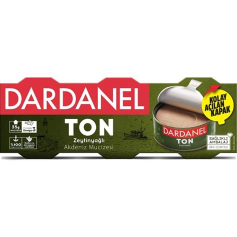 Dardanel Zeytinyağlı Ton Balığı 3x75 gr Fiyatı Taksit Seçenekleri