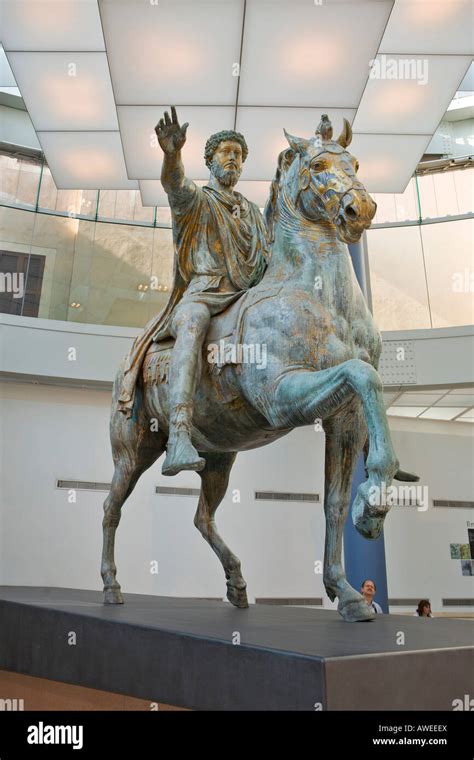 Equestrian Statue Of Marcus Aurelius Original Capitoline Museums